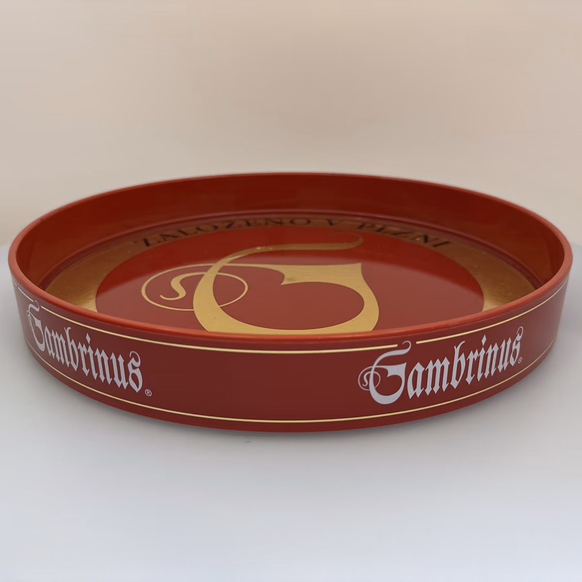 Reklamní podnos – Gambrinus, 2001